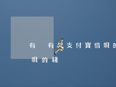 有沒有欠支付寶借唄的錢(有沒有欠支付寶借唄的錢)