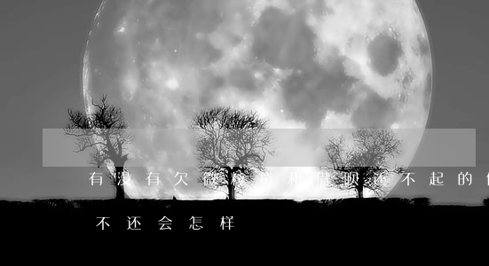 有没有欠微粒贷和借呗还不起的(借呗微粒贷不还会怎样)