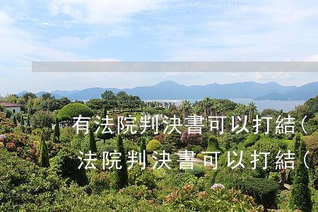 有法院判決書可以打結(jié)婚證嗎(有法院判決書可以打結(jié)婚證嗎)