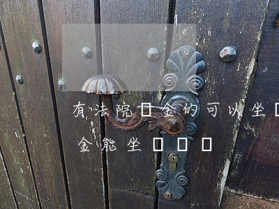 有法院罰金的可以坐飛機嗎(坐牢出來不交罰金能坐飛機嗎)