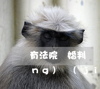 有法院離婚判決書(shū)可以領(lǐng)結(jié)婚證嗎