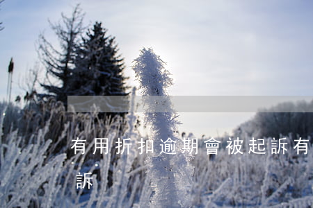 有用折扣逾期會被起訴(有用折扣逾期會被起訴)