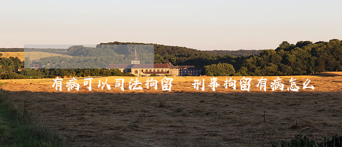 有病可以司法拘留嗎(刑事拘留有病怎么辦)