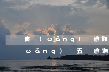 有網(wǎng)貸逾期如何貸款五萬(網(wǎng)貸五萬逾期會坐牢嗎)