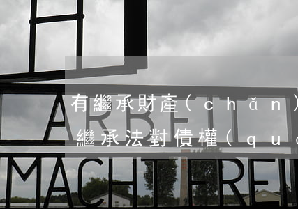 有繼承財產(chǎn)繼承債務的說法嗎(繼承法,對債權(quán)債務的繼承)