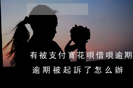 有被支付寶花唄借唄逾期起訴的嗎?（花唄借唄逾期被起訴了怎么辦）