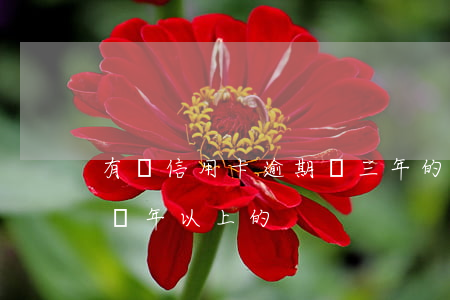 有誰信用卡逾期兩三年的(有沒有信用卡逾期兩年以上的)