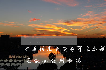有过信用卡逾期可以办理信用卡吗(有过逾期还能办信用卡吗)