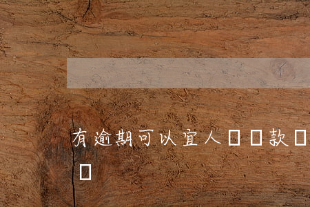 有逾期可以宜人貸貸款嗎(宜人貸逾期幾個小時)