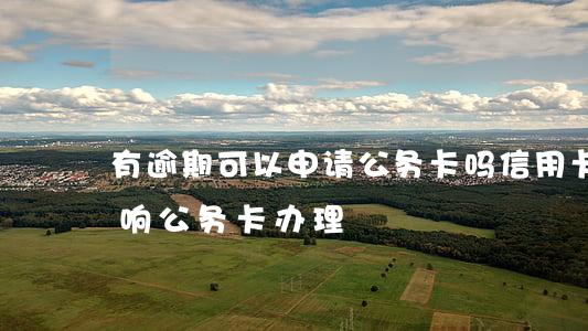 有逾期可以申请公务卡吗（信用卡逾期影不影响公务卡办理）