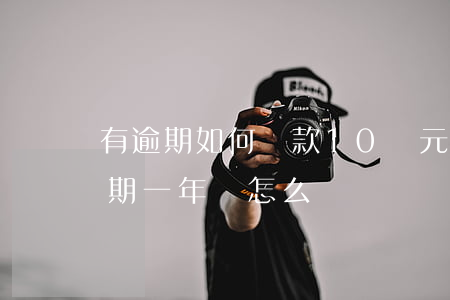 有逾期如何貸款10萬元(銀行貸款10萬逾期一年會怎么處罰)