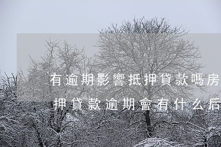 有逾期影響抵押貸款嗎(房產(chǎn)抵押貸款逾期會有什么后果)