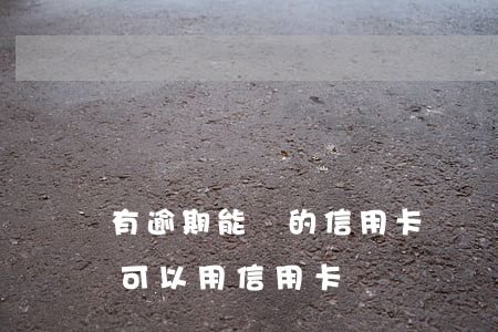 有逾期能過的信用卡（幾個(gè)逾期之后可以用信用卡嗎）