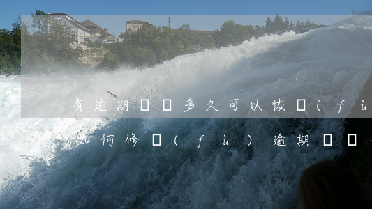 有逾期記錄多久可以恢復(fù)征信記錄，如何修復(fù)逾期記錄并恢復(fù)征信記錄？