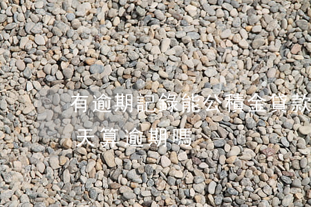 有逾期記錄能公積金貸款(公積金貸款逾期一天算逾期嗎)