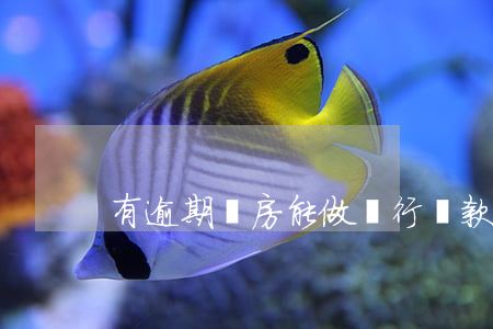 有逾期買房能做銀行貸款
