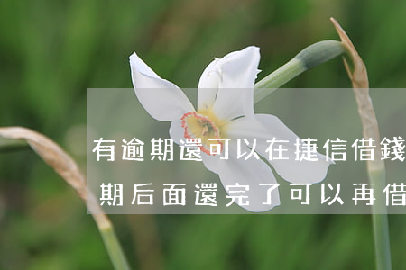 有逾期還可以在捷信借錢嗎-捷信如果有逾期后面還完了可以再借嗎