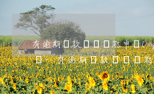 有逾期還款記錄還能申請(qǐng)貸款嗎-有逾期還款記錄還能申請(qǐng)貸款嗎知乎