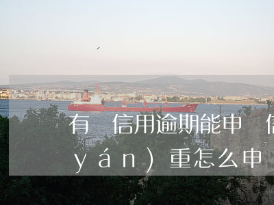 有過信用逾期能申請信用卡嗎（逾期比較嚴(yán)重怎么申請信用卡）