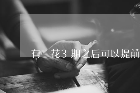 有錢花3期之后可以提前還款嗎-