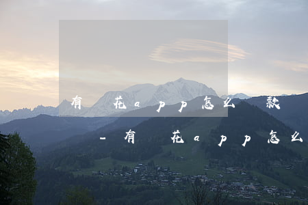 有錢花app怎么還款應(yīng)還帳單-有錢花app怎么還款應(yīng)還帳單的錢
