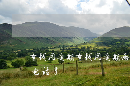 有钱用逾期(有钱用逾期两个月了为什么不打电话了?)
