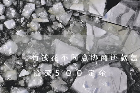 有钱花不同意协商还款怎么弄-网贷法务协商交500定金