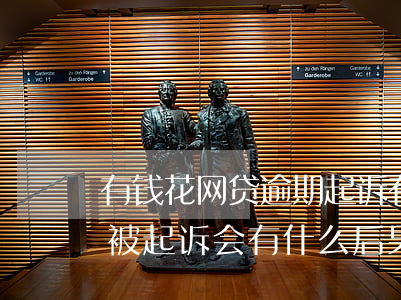 有钱花网贷逾期起诉(有钱花贷款逾期多久会被起诉会有什么后果)