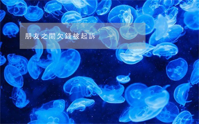朋友之間欠錢被起訴