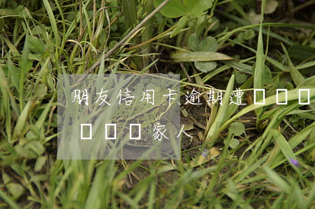 朋友信用卡逾期遭銀騷擾(信用卡逾期銀行電話騷擾家人)