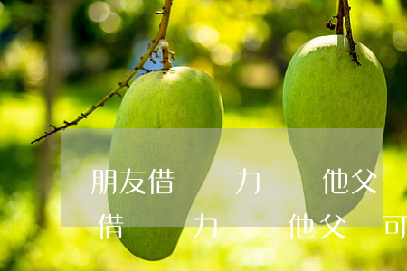 朋友借錢無力償還,他父親可以償還嗎-朋友借錢無力償還,他父親可以償還嗎