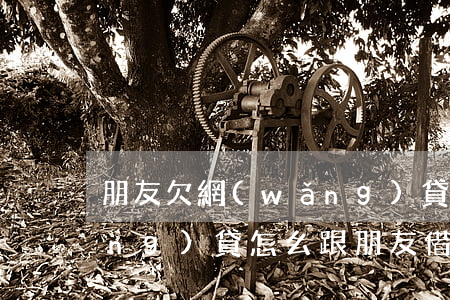 朋友欠網(wǎng)貸 怎么辦(欠網(wǎng)貸怎么跟朋友借錢)