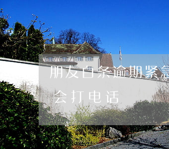 朋友白条逾期紧急联系人有责任吗(白条逾期会打电话)
