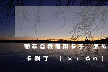 朋友耍我信用卡不還怎么辦(朋友把我的信用卡刷了,現(xiàn)在還不起了,可以怎么辦?)