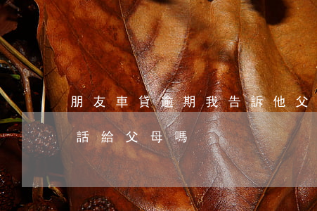 朋友車貸逾期我告訴他父母(車貸逾期會打電話給父母嗎)