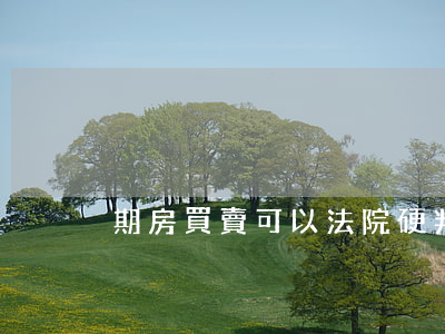 期房買賣可以法院硬判嗎