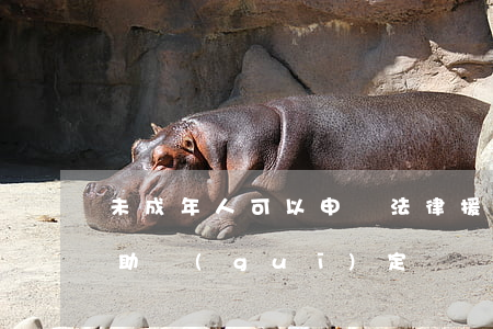 未成年人可以申請法律援助嗎(未成年法律援助規(guī)定)