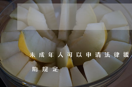 未成年人可以申请法律援助吗(未成年法律援助规定)