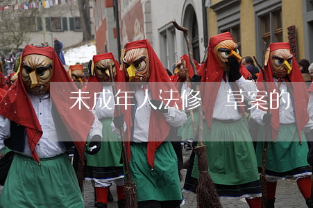 未成年人法修訂草案的幾點建議