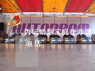 杏坛婚姻家庭律师哪家靠谱(杏梅律师事务所电话)