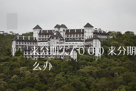 来分期欠7000(来分期欠款逾期久了会怎么办)