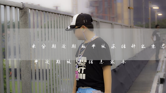 来分期逾期账单被冻结什么意思-来分期账单逾期被冻结怎么办