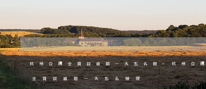 杭州公積金貸款逾期一天怎么辦-杭州公積金貸款逾期一天怎么辦理