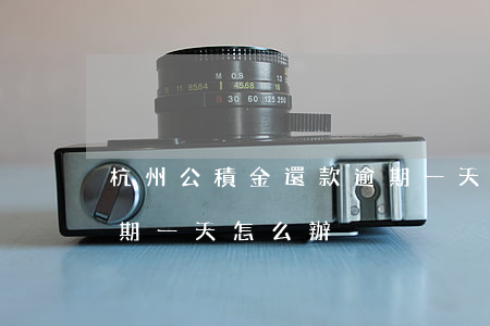 杭州公積金還款逾期一天(公積金房貸還款逾期一天怎么辦)