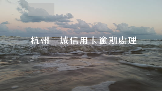 杭州晉城信用卡逾期處理