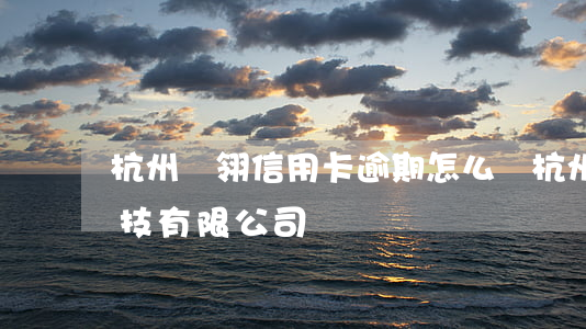 杭州璟翎信用卡逾期怎么辦(杭州璟翎教育科技有限公司)