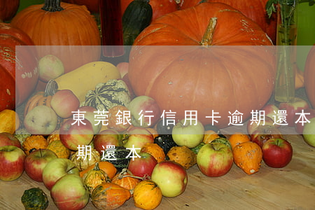 東莞銀行信用卡逾期還本(東莞銀行信用卡逾期還本)