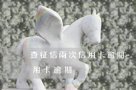 查征信兩次信用卡逾期-征信記錄有一次信用卡逾期