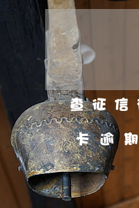 查征信有信用卡逾期怎么處理（查征信有信用卡逾期怎么處理）