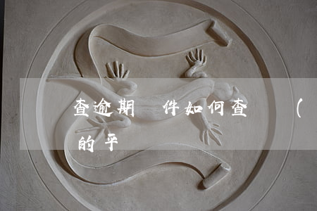 查逾期軟件(如何查詢當(dāng)前逾期的平臺)